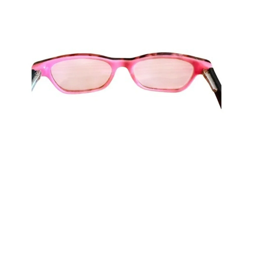 Guess Pink Tortoise‎ Black Rectangular Eyeglass FRAMES ONLY Designer